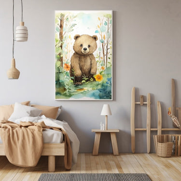 Bear Watercolour Painting